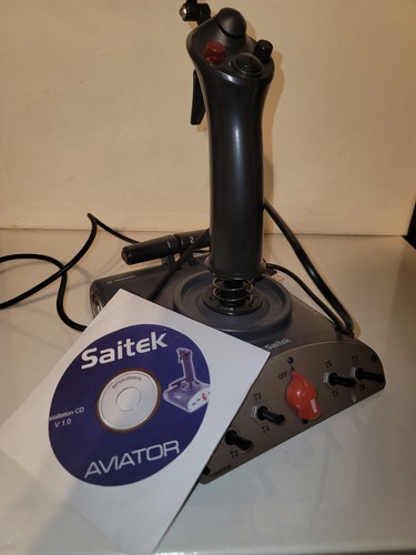 Saitek av8r usb joystick pc - av8r-01,